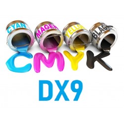 Encre UV DX9 1 couleur matériaux souples imprimante UV à plat