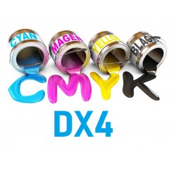 Encre UV DX4 1 couleur matériaux rigide 250 ml, 500 ml, 1000 ml