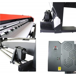 Imprimante sublimation roll to roll 180 cm i3200, XP600 1 ou 2 têtes d'impression grande vitesse de production