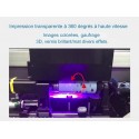 Imprimante UV 360 degrés pour objet cylindrique 3 têtes d'impression Epson i1600