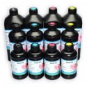 Lot encre UV, DTF UV neutre 250ml, 500 ml, 1 litre couleurs au choix