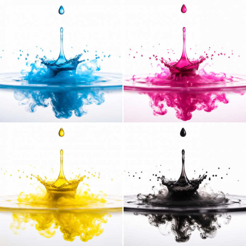 Lot encre UV, DTF UV neutre 250ml, 500 ml, 1 litre couleurs au choix