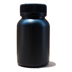 bouteille noir 100 ml hdpe UV