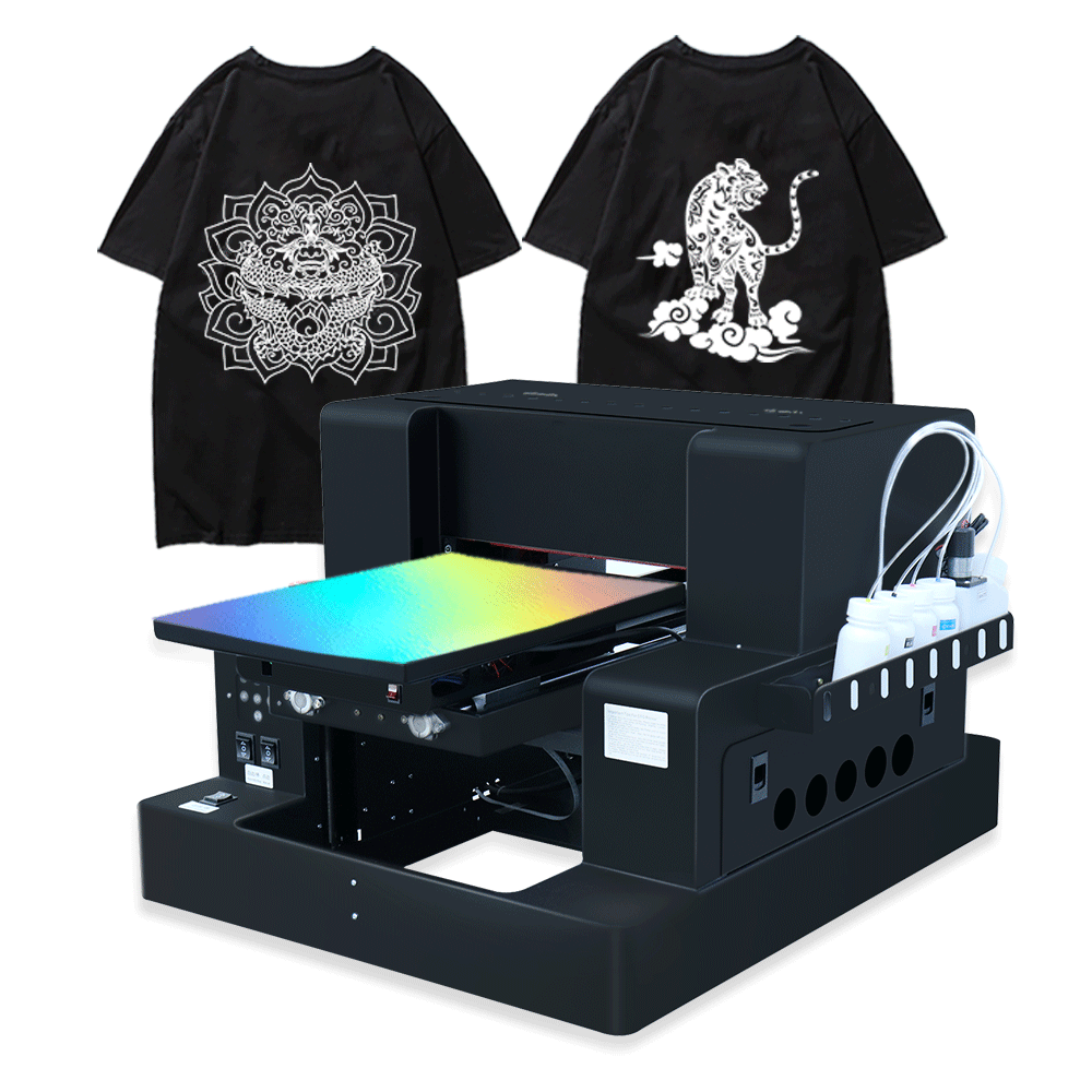 T-shirt 60 cm avec imprimante DTF à double tête avec machine à